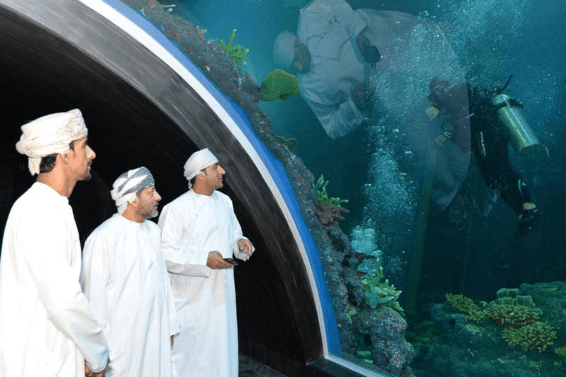 Oman largest aquarium